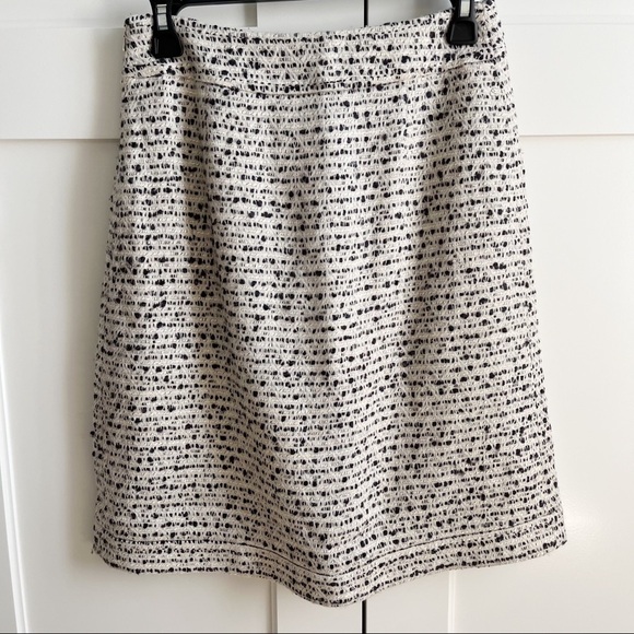 Tory Burch Tweed Pencil Boucle Sweater Slit Pleat Skirt - Picture 4 of 5